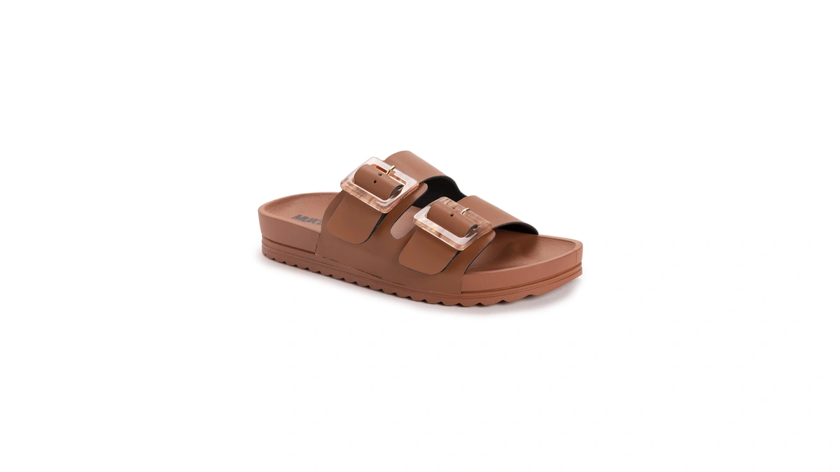 Muk Luks Women Grand Cayman Sandal Cognac