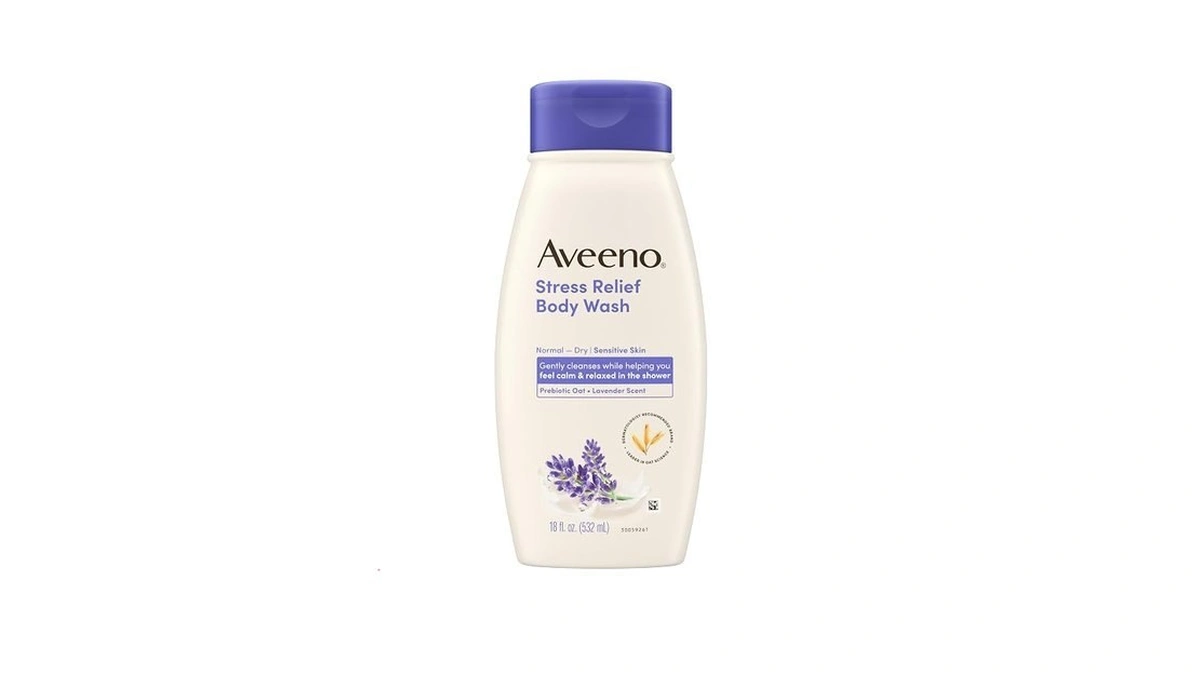 Aveeno Stress Relief Body Wash With Nourishing Oat & Lavender