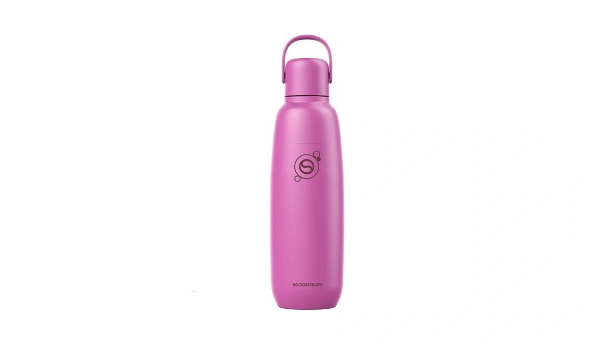 Sodastream Fizz & Go Cool, Stainless Steel Carbonated Water Bottle