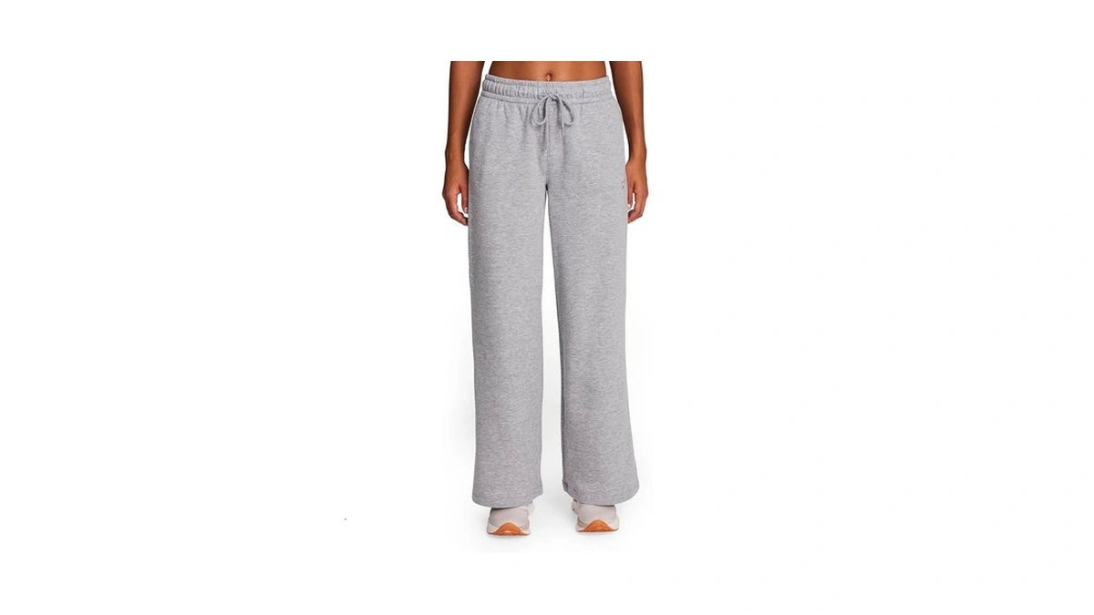 Reebok Womenβs Tonal Wide Leg Sweatpant, Standard Fit, 30β Inseam,