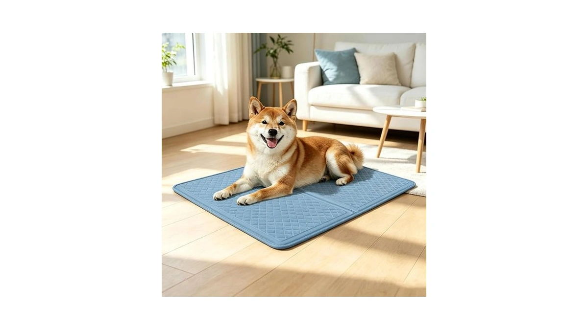 Golopet Cooling Dog Mat For Dogs 34" X23",washable Solid Silicone