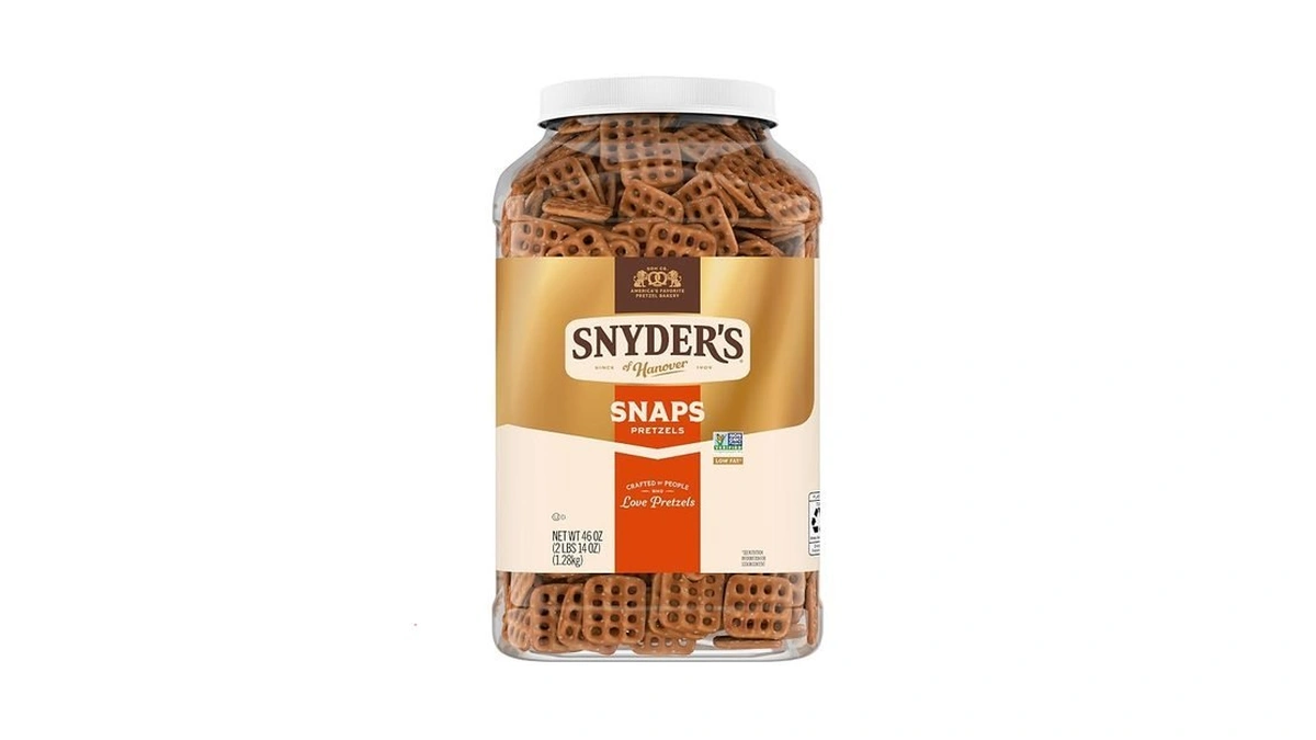 Snyder's Of Hanover Pretzel Snaps, 46 Oz Canister