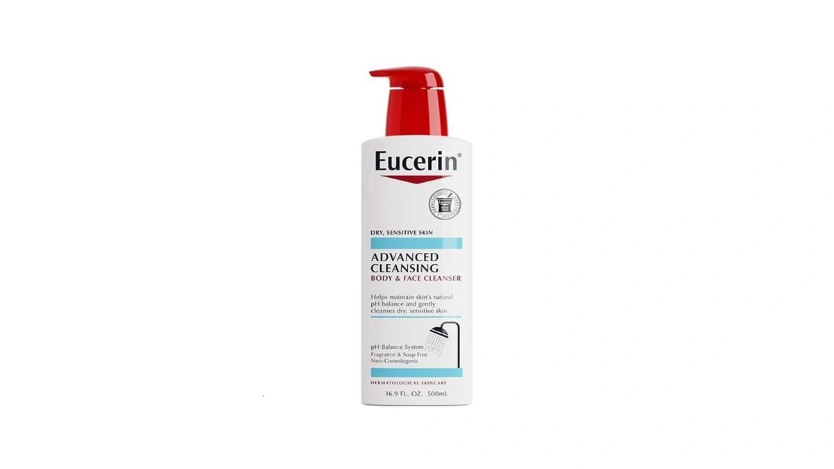 Eucerin Advanced Repair Cleansing Body And Face Cleanser, Gentle Face