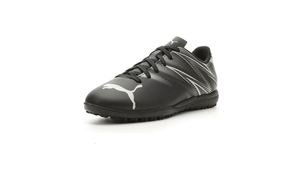 Puma Kids' Attacanto Turf Training Puma Black-silver Mist Big Kid