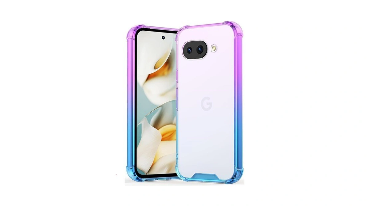 Imektlk Compatible With Google Pixel 9a Case Cute Gradient Clear