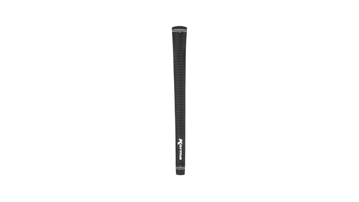 Karma Velour Jumbo Golf Club Grips For Men, Black +1/16"
