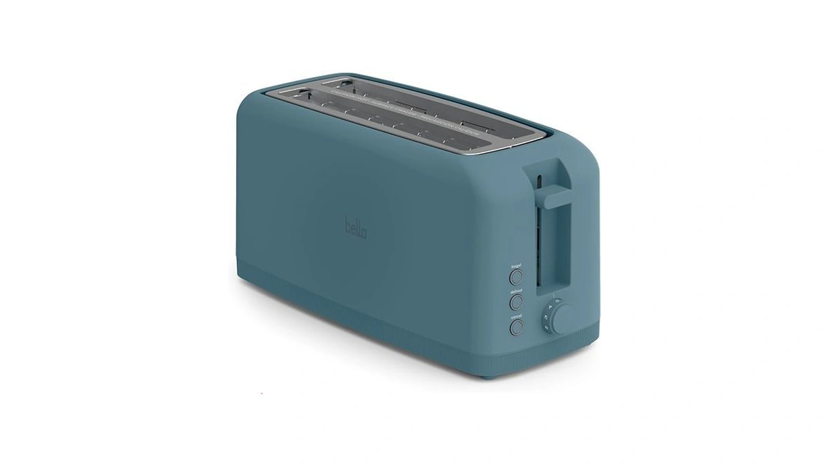 Bella 4 Slice Slim Toaster, Fits-anywhere Kitchenware, 6 Setting Shade