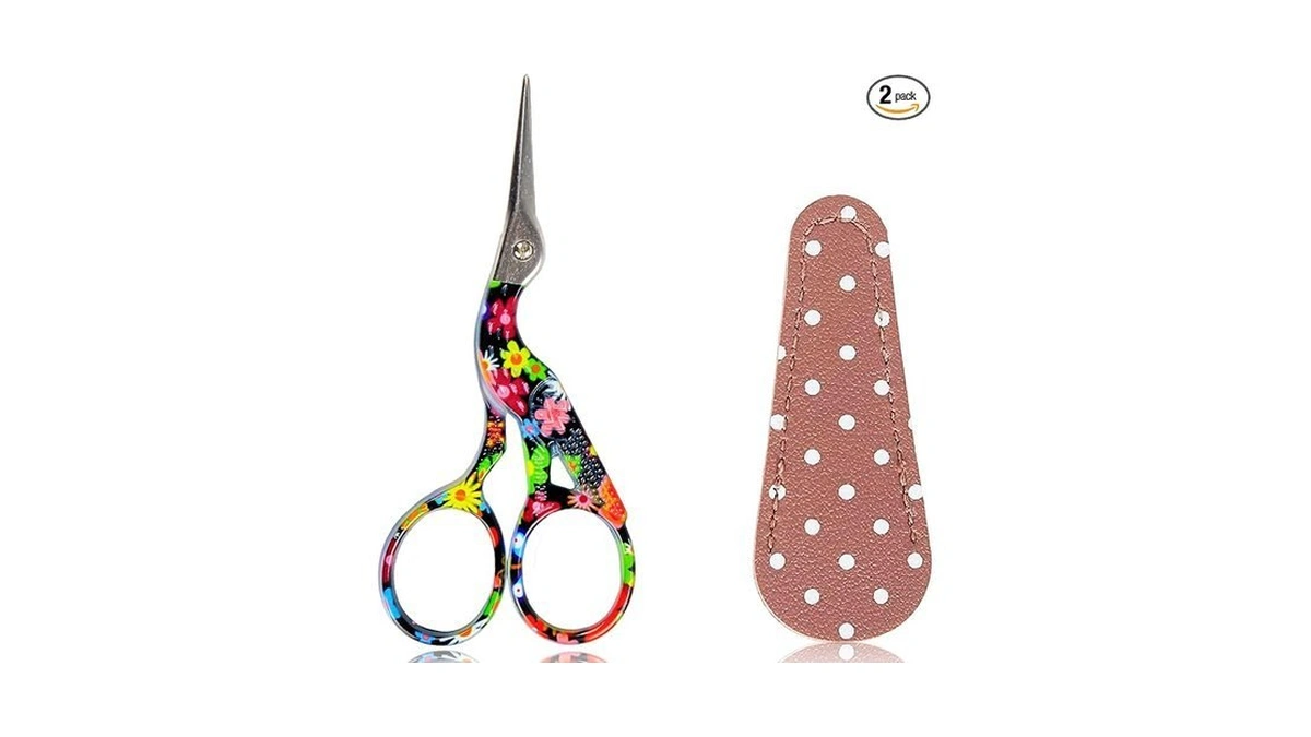 Bihrtc 3.6 Inch Bird Sewing Scissors Sewing Embroidery Scissors With