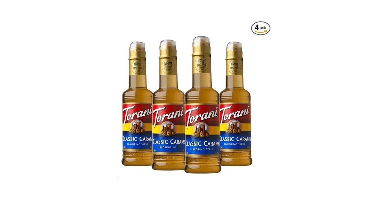 Torani Classic Caramel Syrup 12.7 Ounce, 4 Count