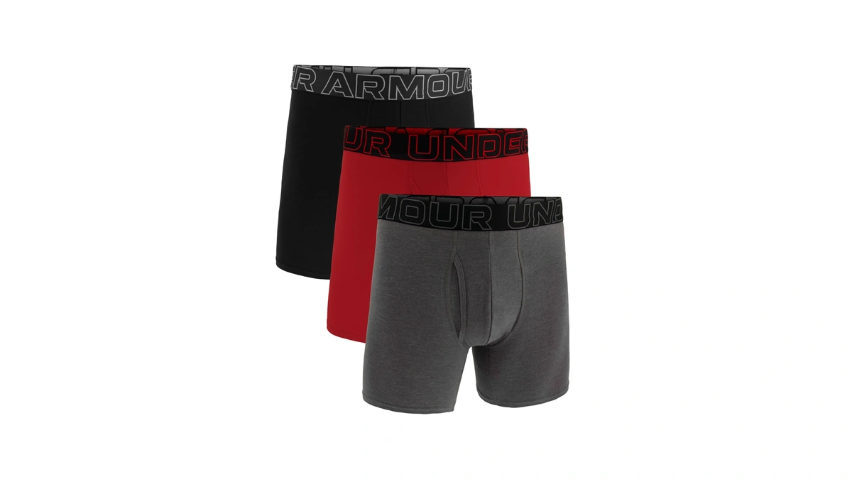 Under Armour Men's Performance Cotton Boxerjock Brief Underwear, 6" Inseam,