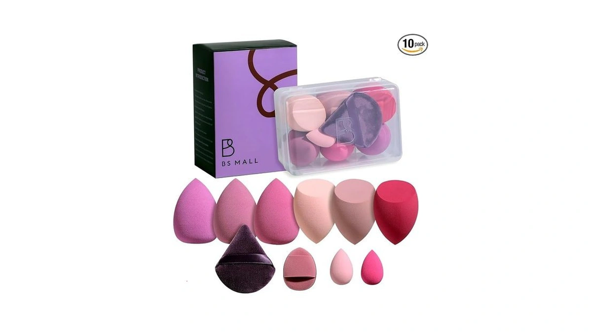Makeup Sponges Bs-mall10 Pcs Premium For Foundation - Makeup Blending