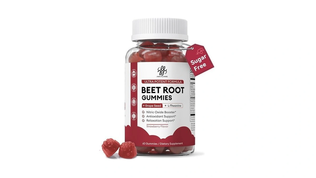 Beet Root Gummies – Blood Pressure & Cardiovascular Support, Beetroot