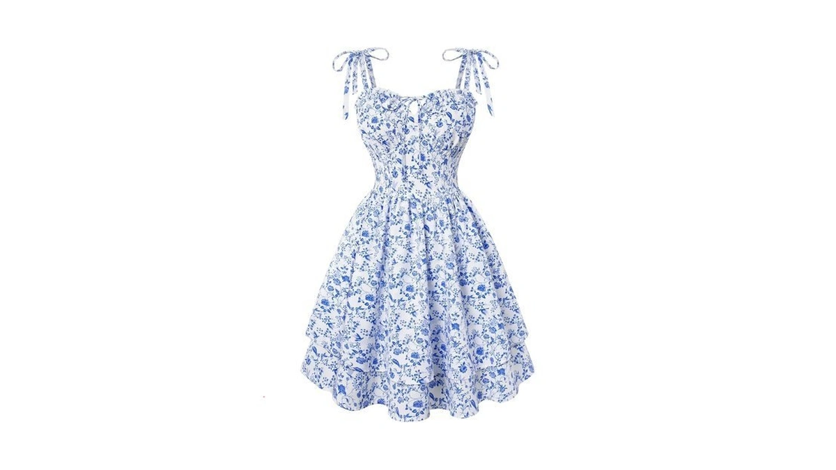 Scarlet Darkness Floral Mini Dress For Women Teens Summer 2026