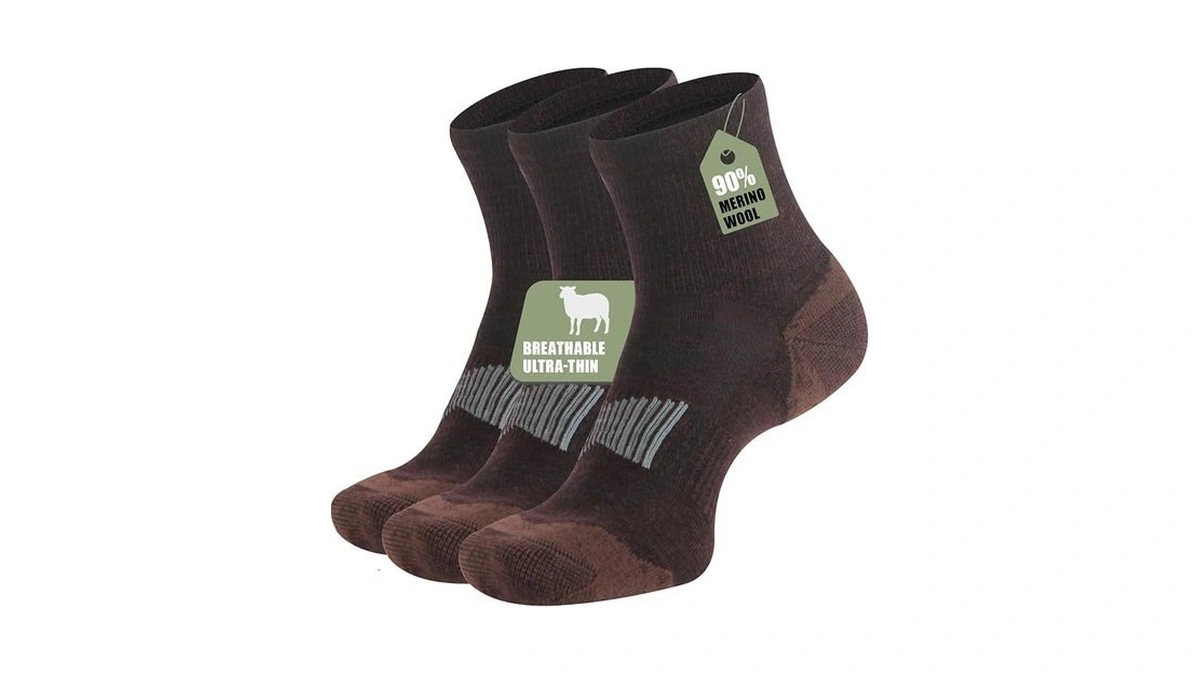 Rztt 90% Merino Wool Socks For Men And Women,casual Breathable