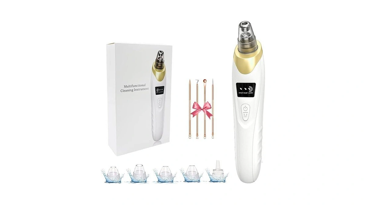 2026 Pore Vacuum Blackhead Remover, Rechargeable Facial Pore Cleaner With