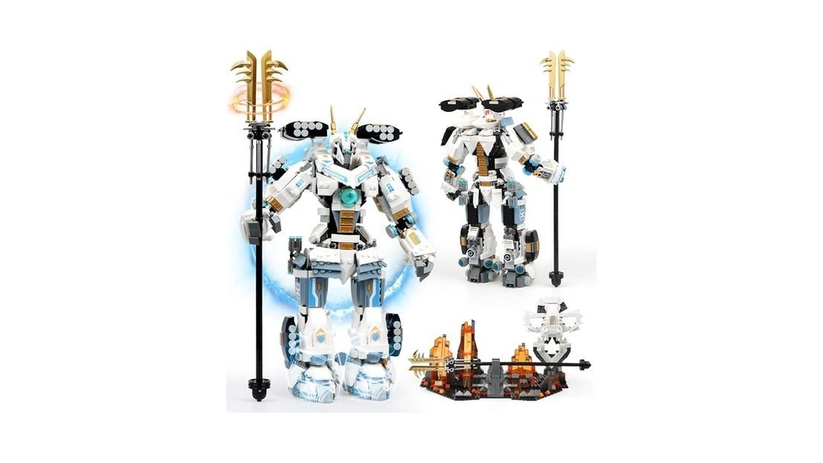High Godo Samurai Mech Warrior Building Sets, Robot With Long