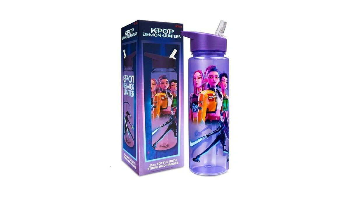 Kpop Demon Hunters Officially Licensed Huntrix Water Bottle For Girls,