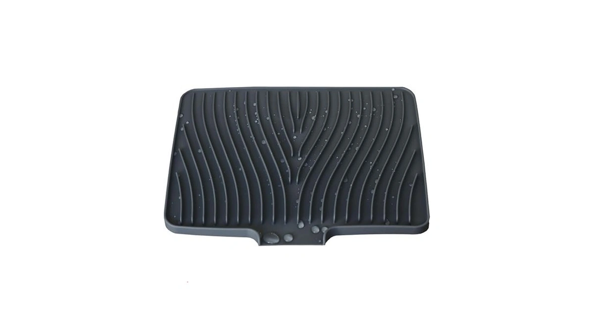 Silicone Drying Mat For Kitchen Counter Dish Drying Mat With