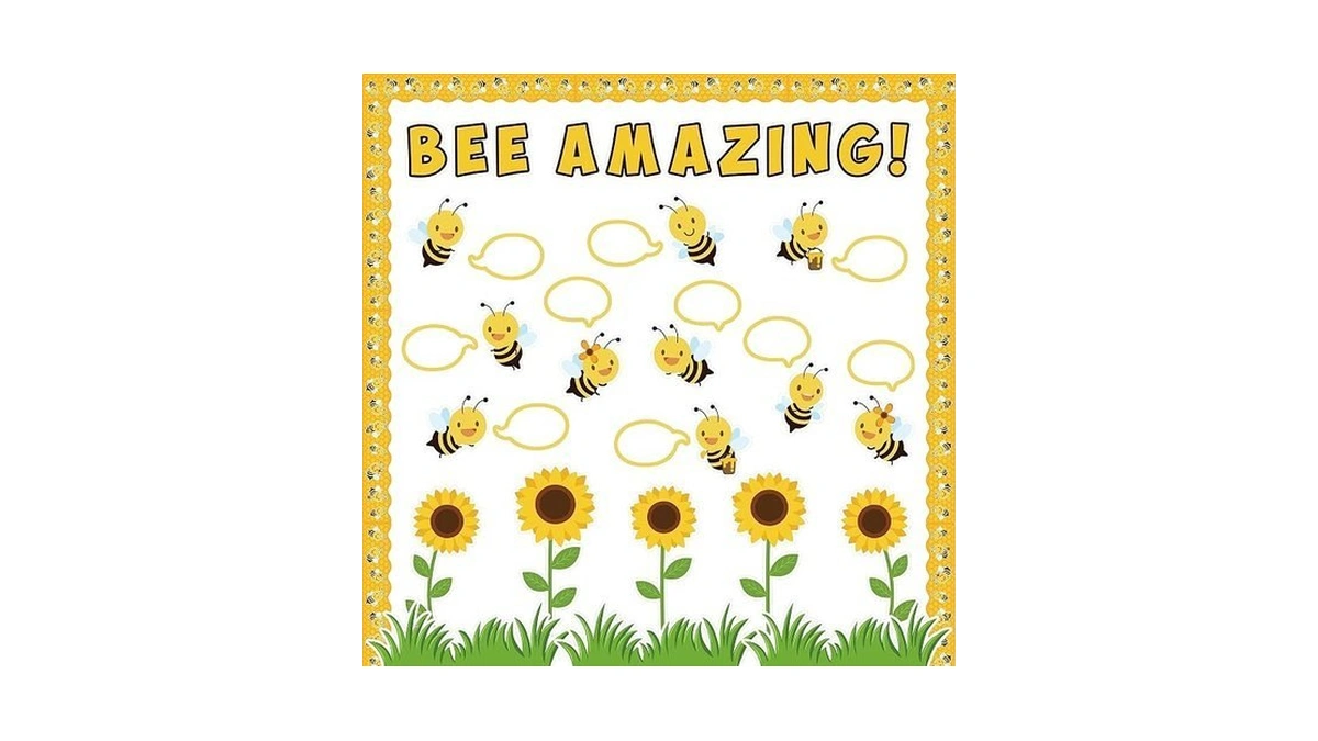 Asodsway Bee Bulletin Board Cutouts - 147p Back To School