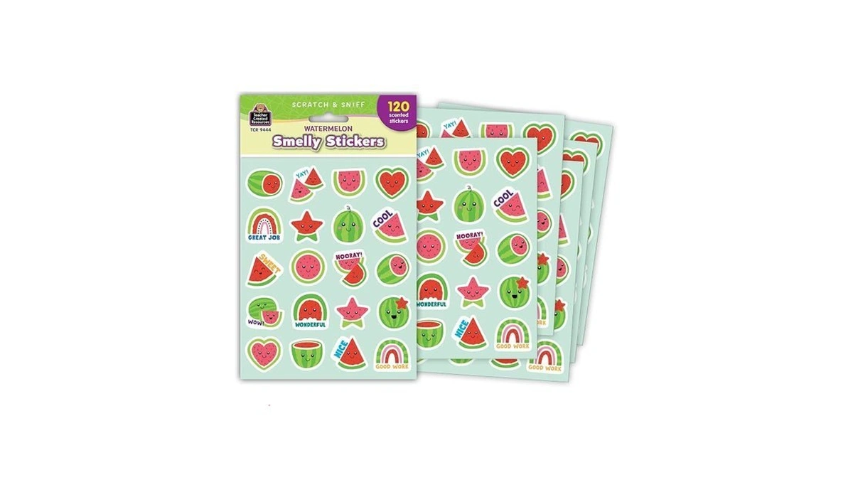 Teacher Created Resources Watermelon Smelly Stickers (tcr9444)