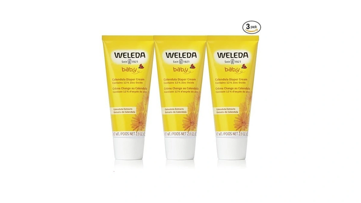 Weleda Baby Calendula Diaper Cream, 2.8 Fluid Ounce (pack Of