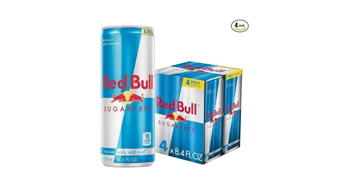 Red Bull Sugar Free Energy Drink, 8.4 Fl Oz, 4