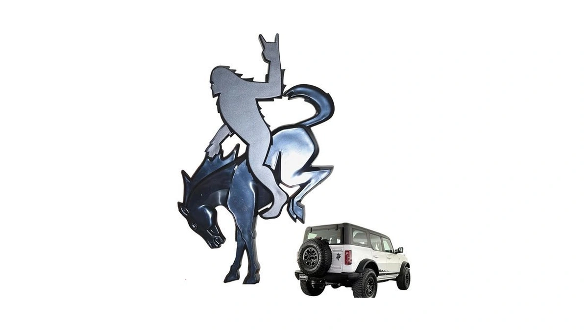 Add-a-sasquatch Emblem For Bronco, 3x4 Inch, Off-road Decal With 3m