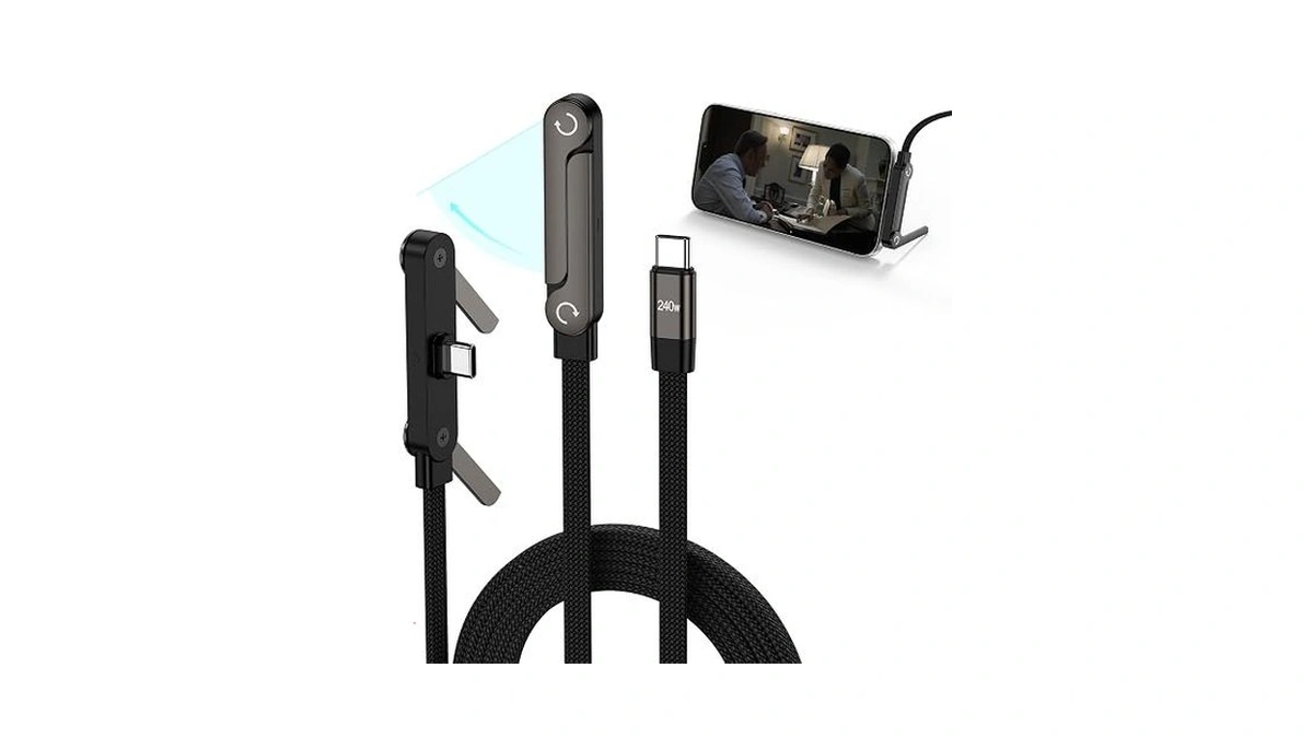 240w Usb C To Usb C Cable Fast Charging,5ft Invisible
