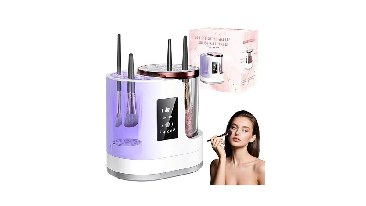 3 In 1 Electric Makeup Brush Cleaner & Dryer Machine