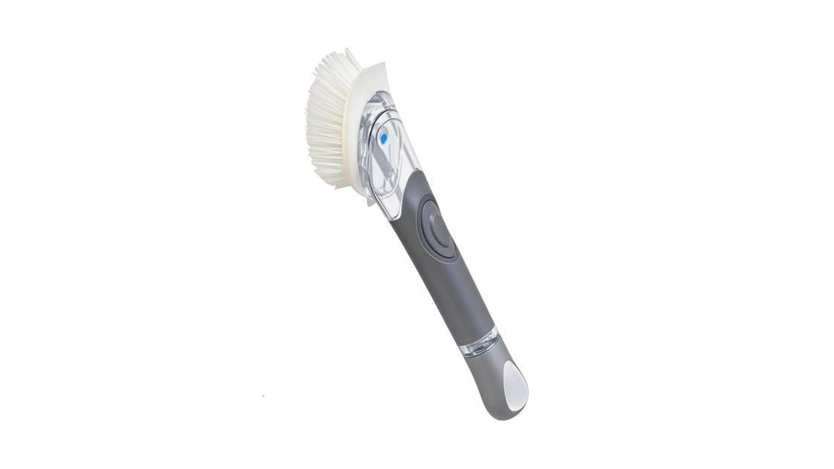 Celox Dish Brush With Soap Dispenser For Cleaning Pots, Dishes,