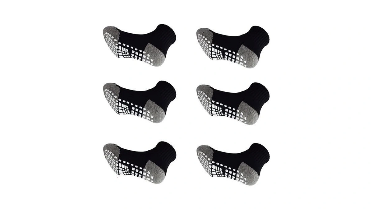 La Dearchuu Toddler Socks With Grips Crew Kids Non Slip
