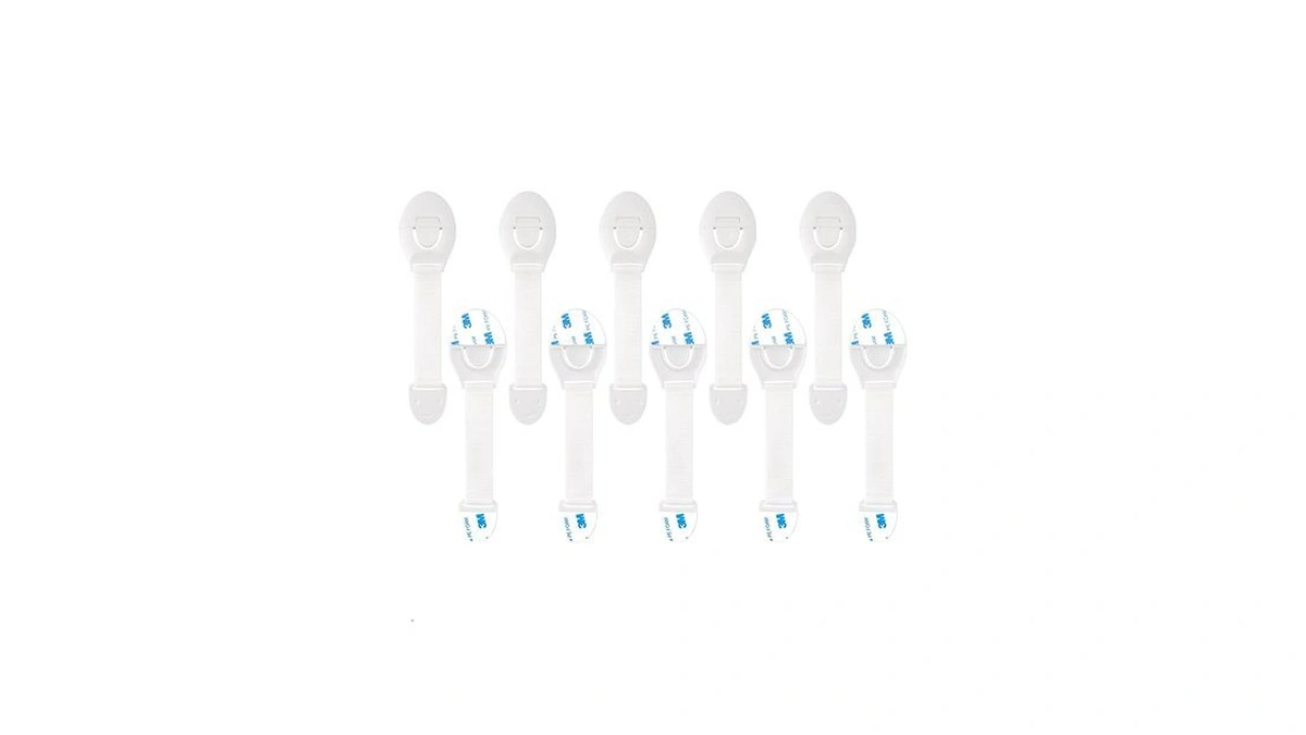 10 Pack Child Safety Ribbon Locks.
