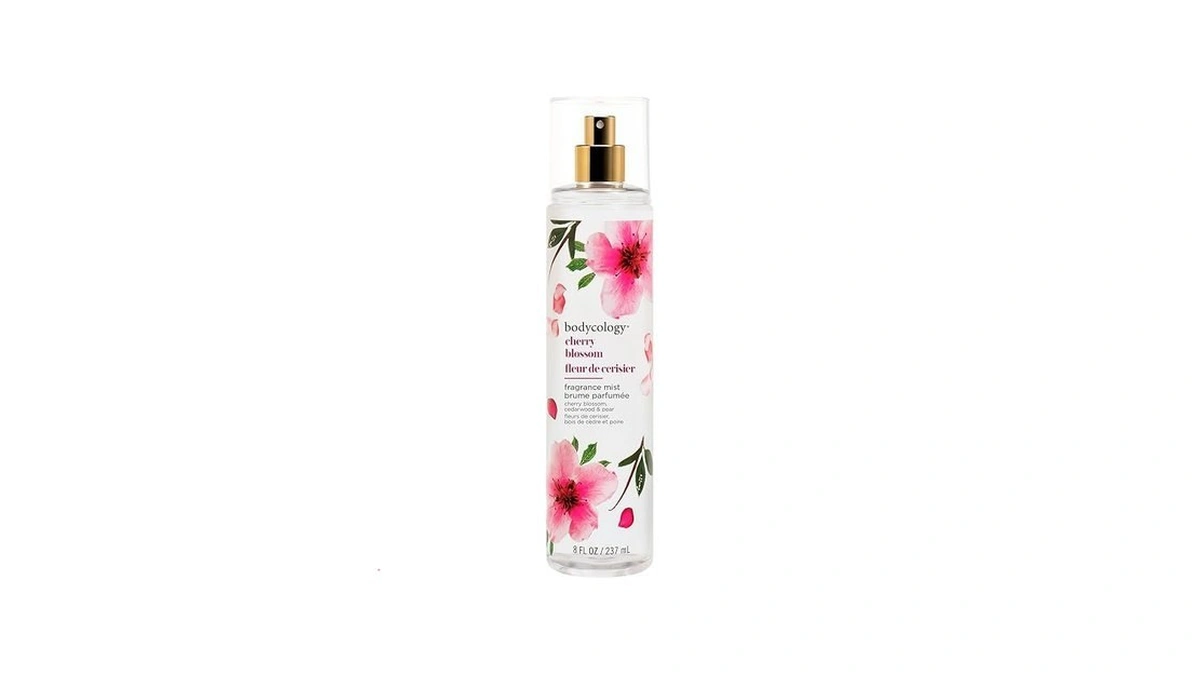 Bodycology Long-lasting Fragrance Body Mist, Cherry Blossom, 8 Fl Oz