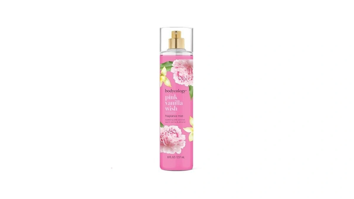 Bodycology Long-lasting Fragrance Body Mist, Pink Vanilla Wish, 8 Fl
