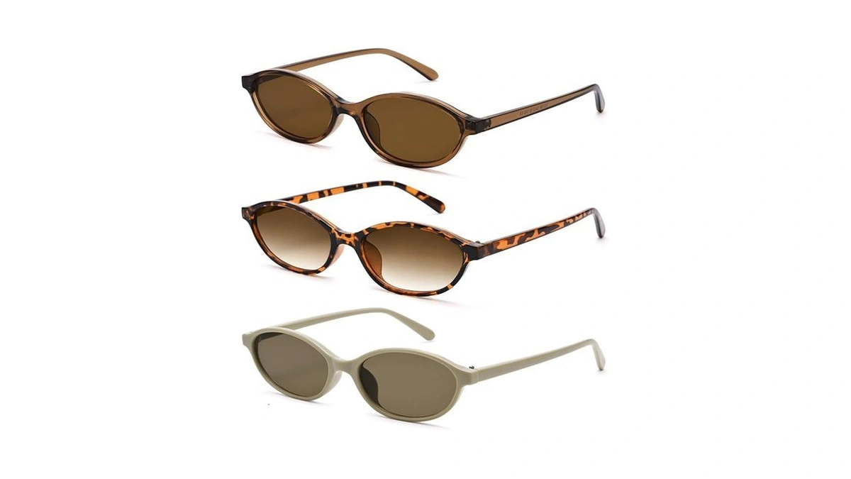 Pro Acme Retro Oval Sunglasses For Women Chic Cat Eye