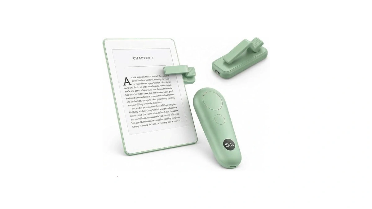 Rf Remote Control Page Turner With Upgrade Lcd Power Display,