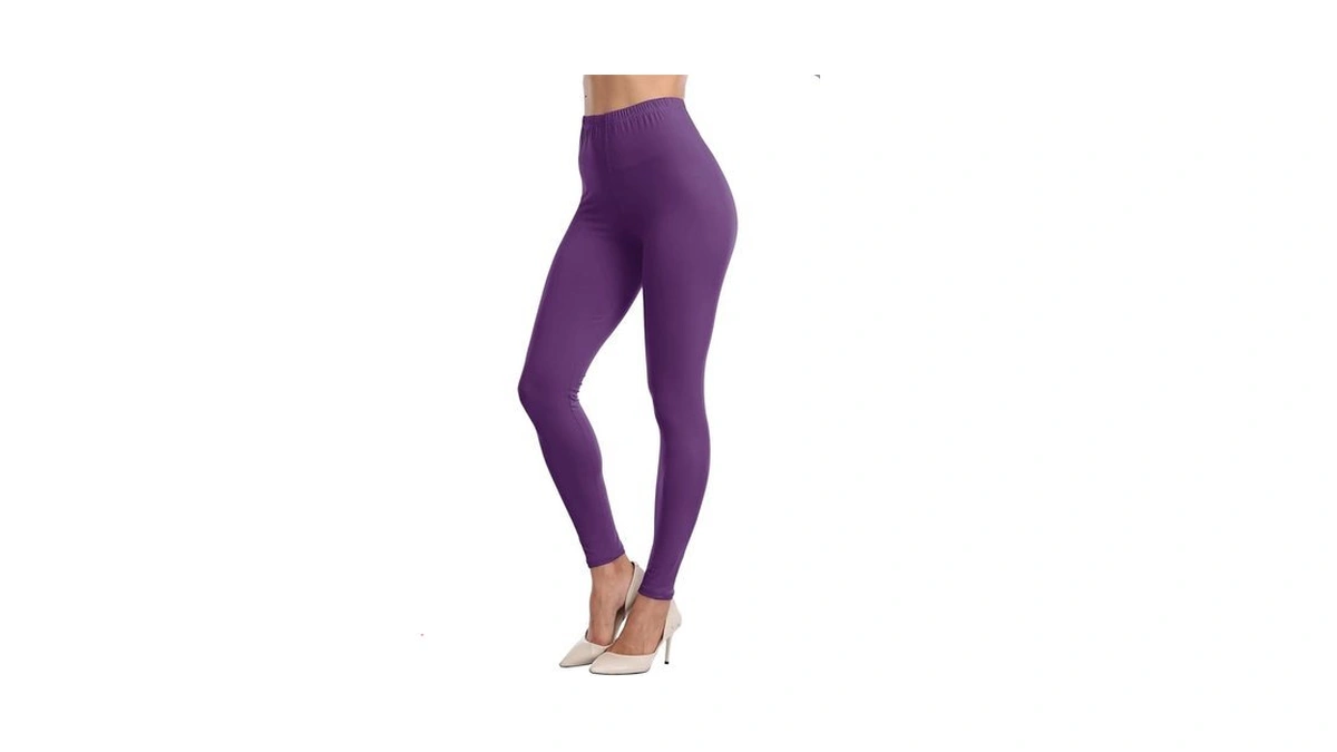 Voguemax Women's Ankle Length Leggings Buttery Soft High Waisted Stretch