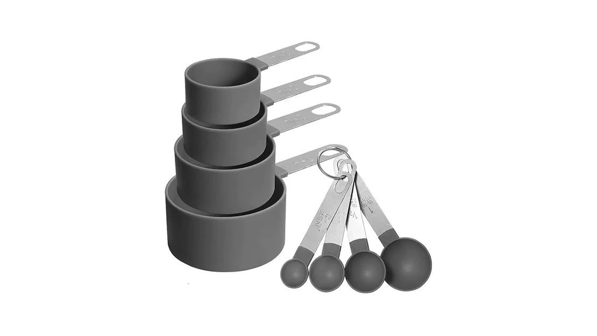 Ovenza 8 Piece Measuring Cups And Spoons Set, Kitchen Utensils