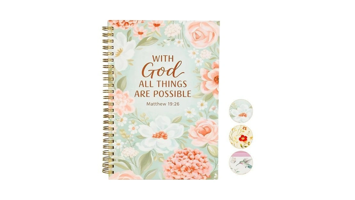 Bible Journal For Women - Christian Notebook For Bible Study