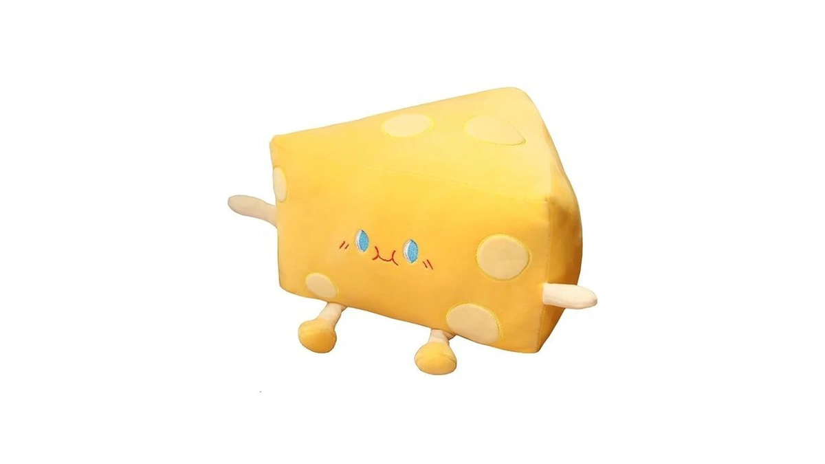 Goylmc Cheese Stuffed Toys - Food Bread Plush Pillow -