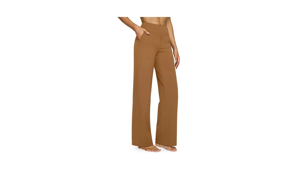 G4free Stretch Pants Women Straight Leg Yoga Pants For Casual