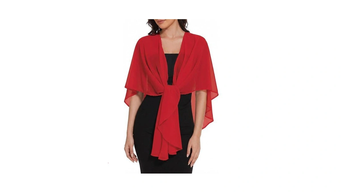 Avidlove Shawl And Wraps Shrug For Evening Dresses Sheer Chiffon