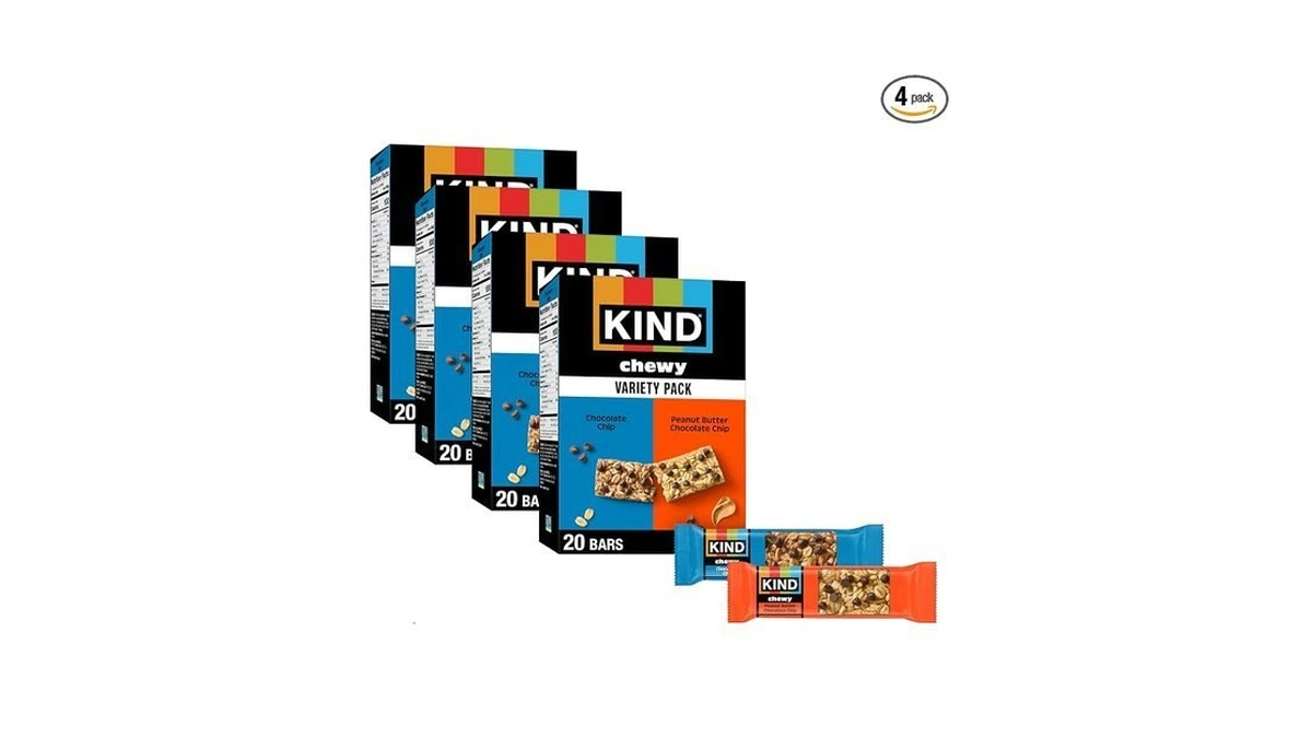 Kind Chewy Granola Bars Variety Pack, Gluten Free, Low Calorie,