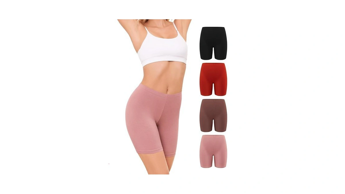Voenxe Women Cotton Boy Shorts Underwear,lady Boxer Brief,high Waist Anti
