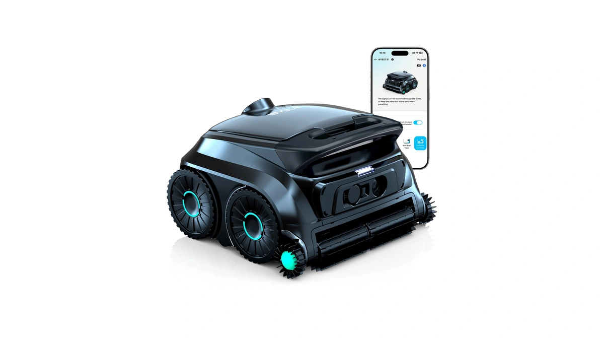 (2026 New) Wybot B1 Cordless Robotic Pool Vacuum For Inground