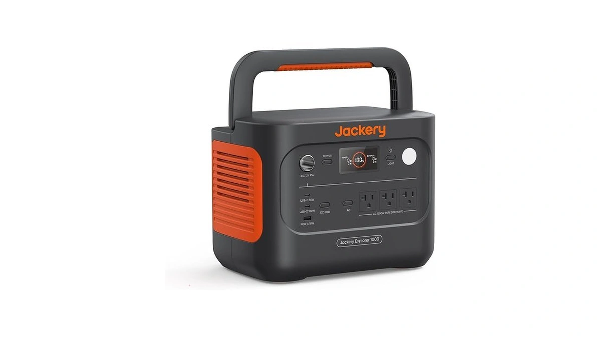 Jackery Explorer 1000 V2 Portable Power Station,1070wh Lifepo4 Battery,1500w Ac/100w