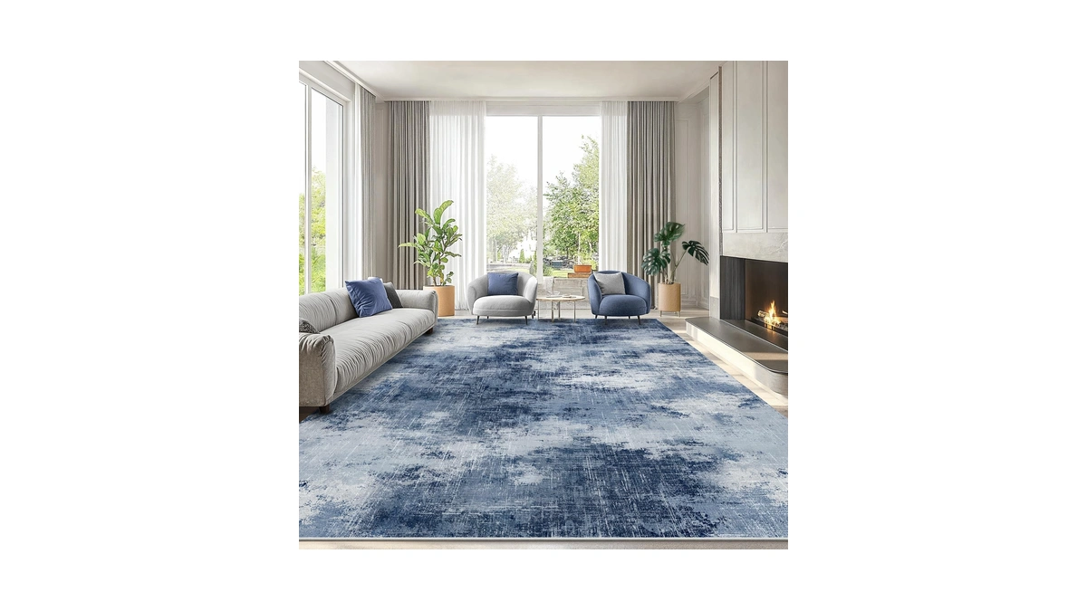 Amada Homefurnishing 8x10 Area Rugs For Living Room, Modern Washable