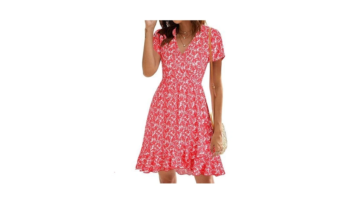 Ultranice Summer Dress 2024 Women Fall Casual Short Sleeve Floral