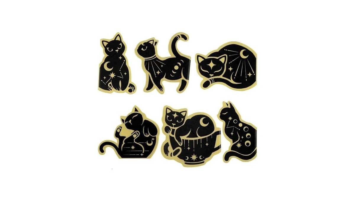 12 Pcs Magnetic Cat Bookmarks, Book Markers For Reading, Bookmarks