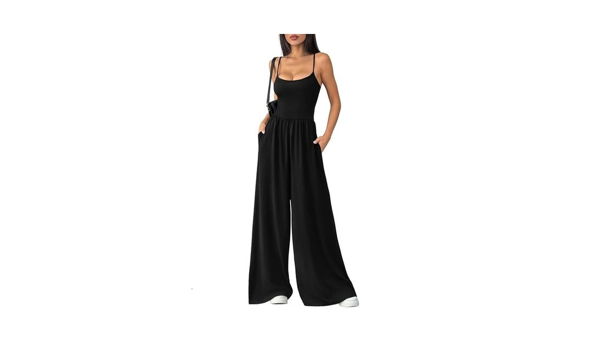 Prettygarden Jumpsuits For Women Summer 2026 Sleeveless Wide Leg Date
